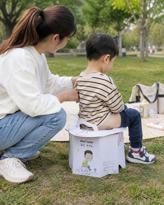 Mini Toilet Disposable Foldable Potty - Box of 6