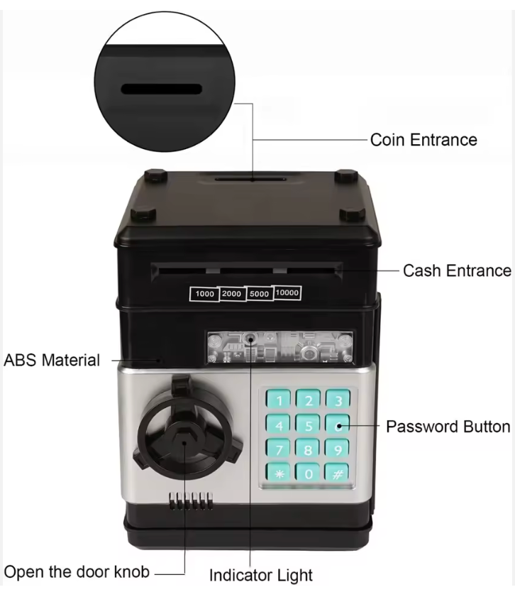 ATM Piggy Bank – Smart Saving Money Box