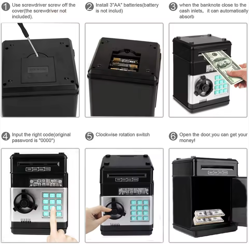 ATM Piggy Bank – Smart Saving Money Box